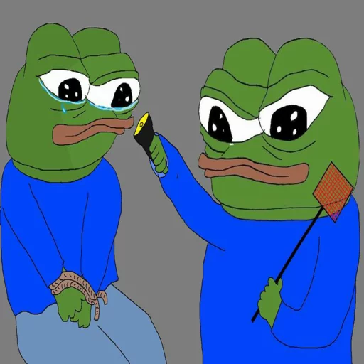 Pepe makeup Frog Friends sticker — Sticker Packs meme