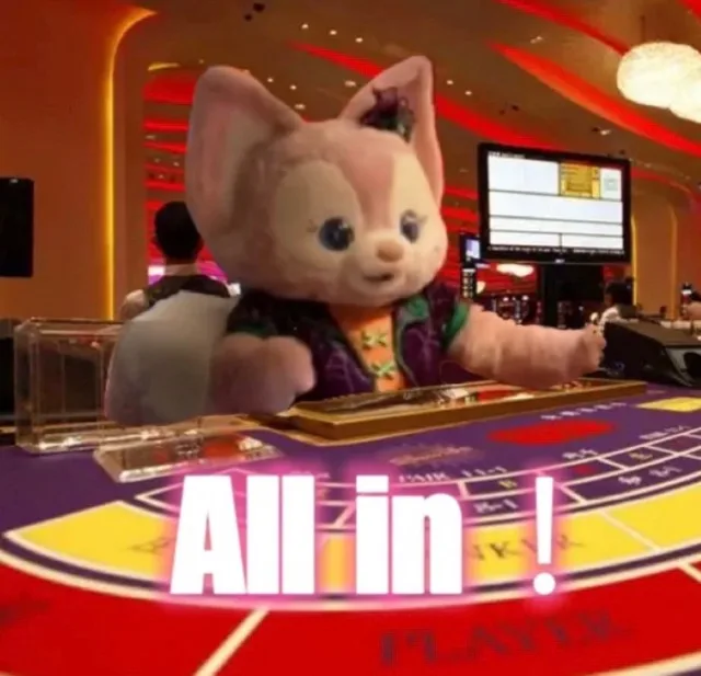 ALL IN! — Reaction meme