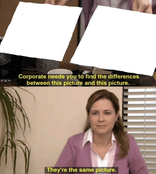 Corporate needs you to find the differences meme template — Templates meme
