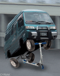 Car Riding Scooter — Memes meme