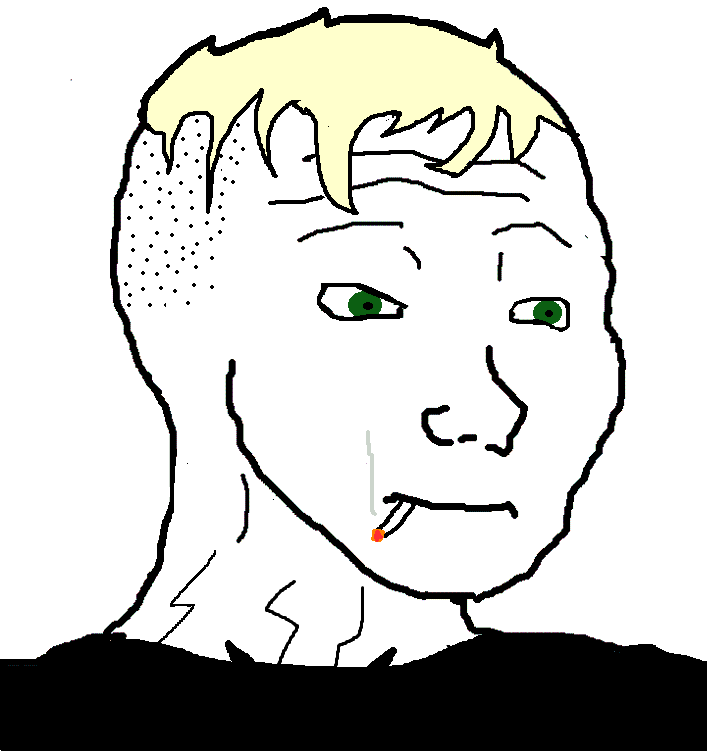 Wojak cool haircut — Wojak meme