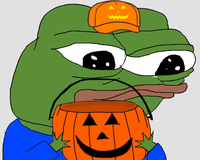 Pepe halloween pumpkin — Pepe meme