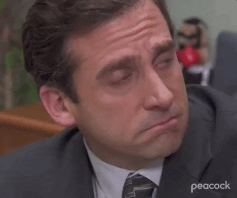 Steve Carell Sad OK — Reaction meme