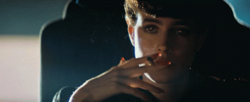 Rachael Smoking During the Voight-Kampff Test — Reaction meme