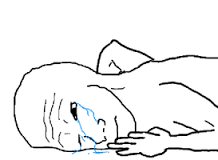 Wojak crying floor — Wojak meme