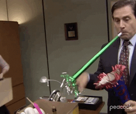Steve Carell Ready To Party — Reaction meme