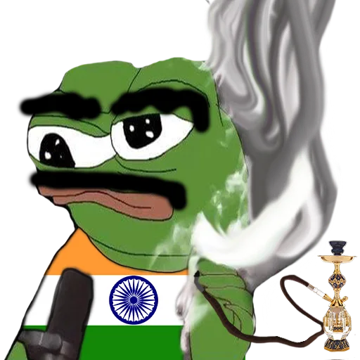 Smoking hookah Jeet Degen sticker — Sticker Packs meme
