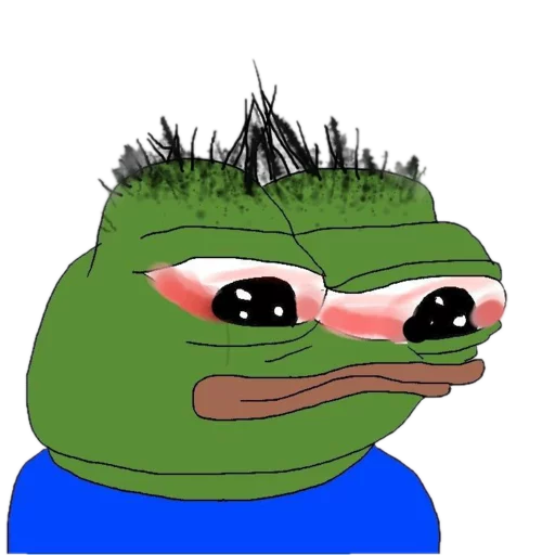 Blushing face Frog Friends sticker — Sticker Packs meme