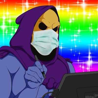 Skeletor he man wearing mask — Reaction meme