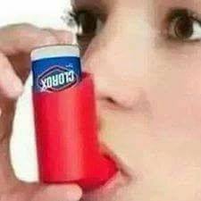 Clorox inhaler — Reaction meme