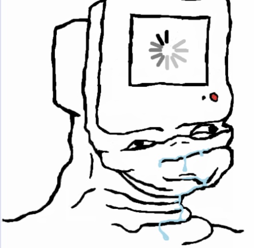 Brainlet buffering — Brainlet meme