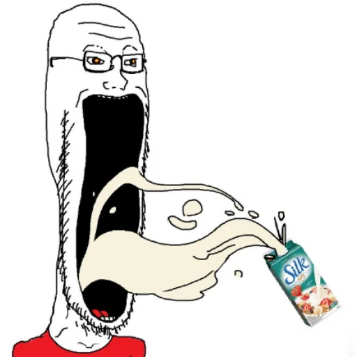 Wojak drinking bleach Cali Pack 3 sticker — Sticker Packs meme
