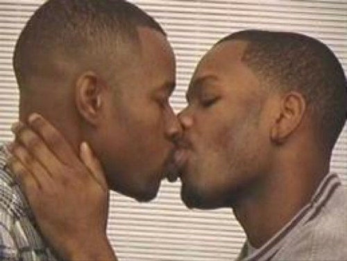 2 gay black mens kissing meme template — Templates meme