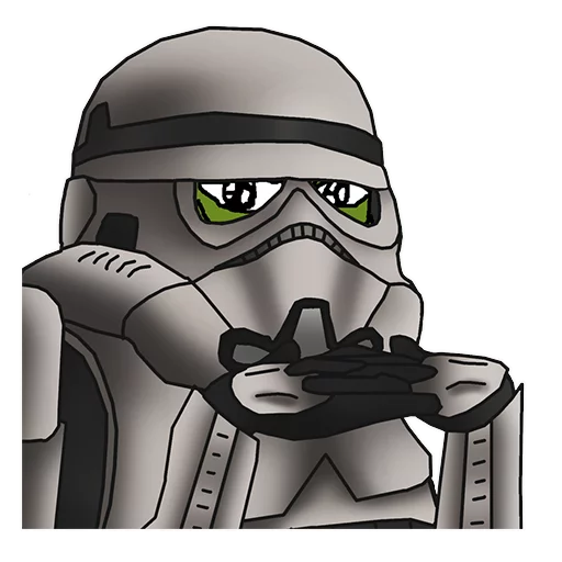 Stormtrooper Groyper sticker — Sticker Packs meme