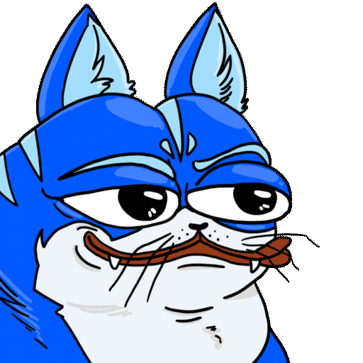 Toshi cat groving smug — $TOSHI meme