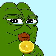 Pepe lemon pucker — Pepe meme