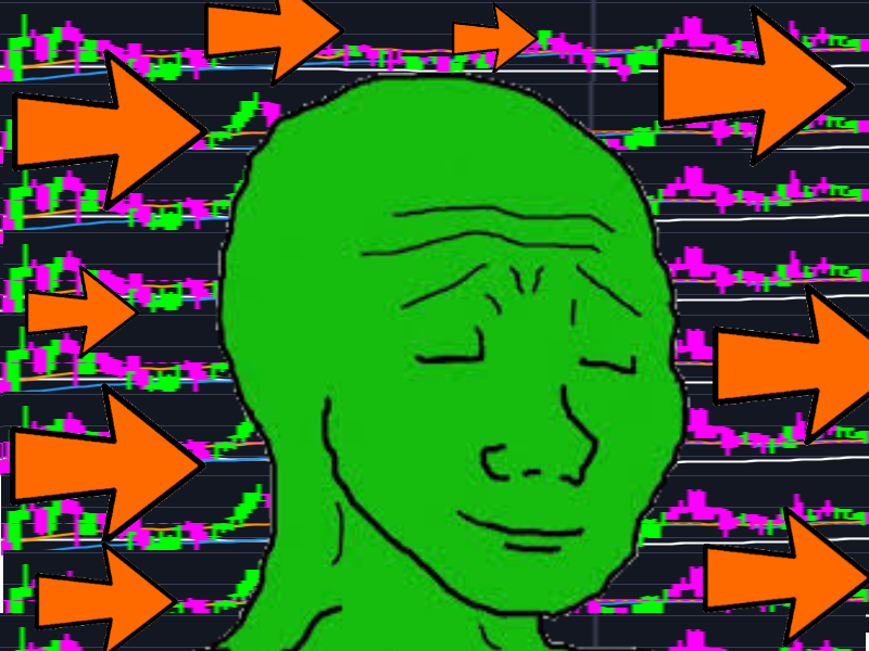 Green wojak sideways — Reaction meme