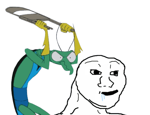 Brainlet chair smash — Brainlet meme