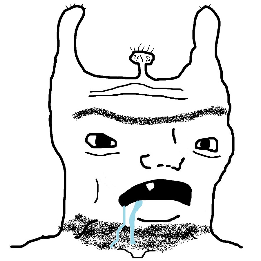 Brainlet goal post brain — Brainlet meme