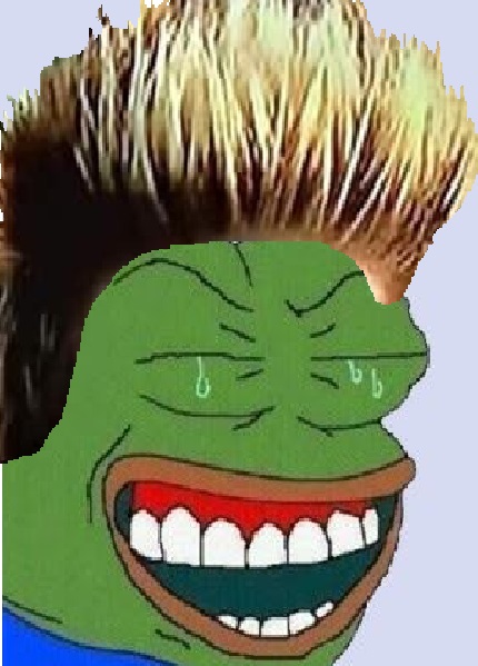 Pepe frosted tips — Pepe meme