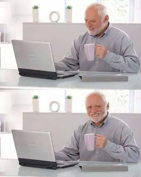 Hide the Pain Harold meme template — Templates meme
