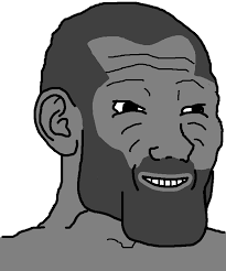 Wojak chad face — Wojak meme