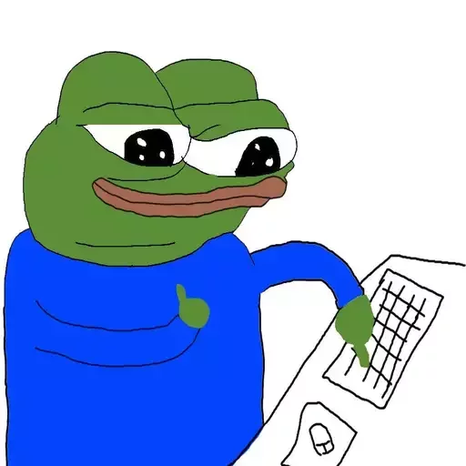 Casting ballot Frog Friends sticker — Sticker Packs meme