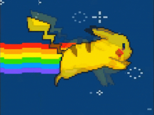 Pikachu Rainbow — Reaction meme