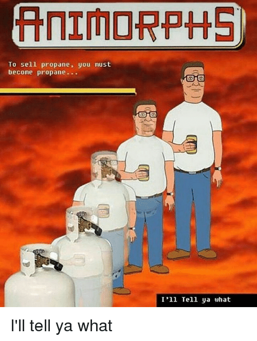 Hank hill animorphs — Reaction meme