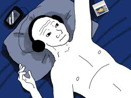 Wojak music bed — Wojak meme