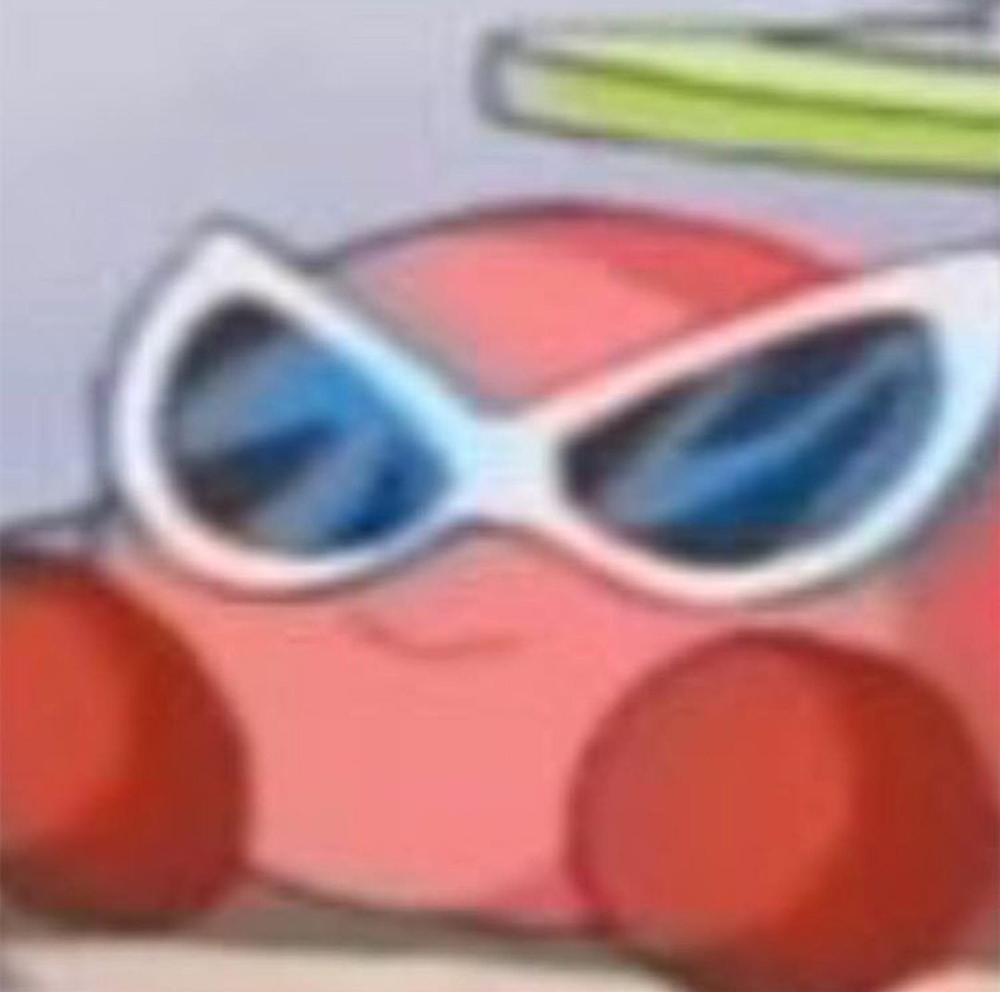 Kirby wearing sunglasses — Reaction meme