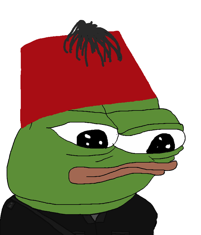 Pepe wearing shriners hat — Pepe meme