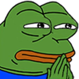 Pepe thinks hard — Pepe meme