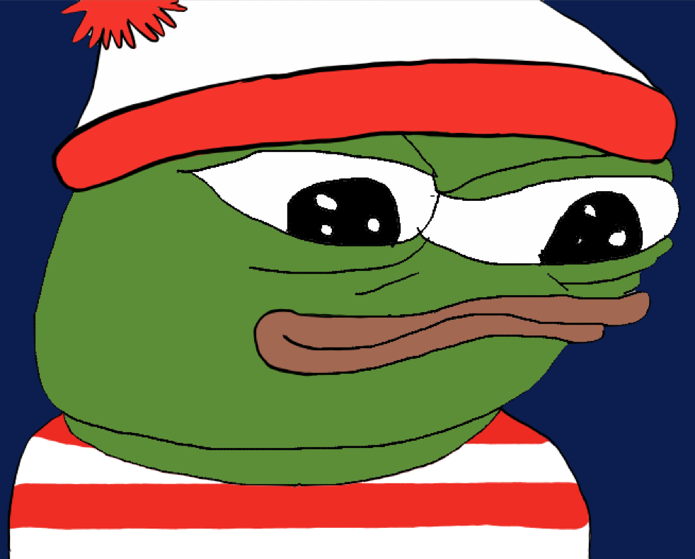 Pepe wheres waldo outfit — Pepe meme