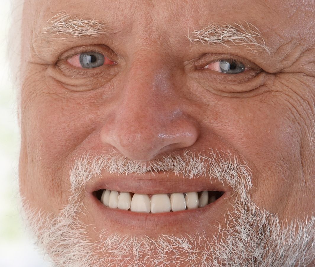 Hide the Pain Harold meme template — Templates meme