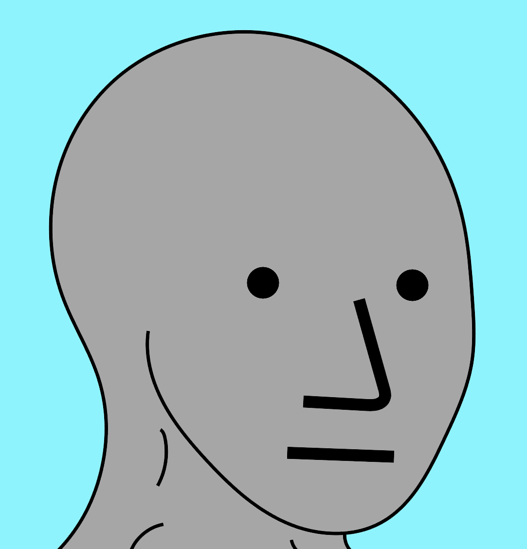 Wojak npc low face — Wojak meme