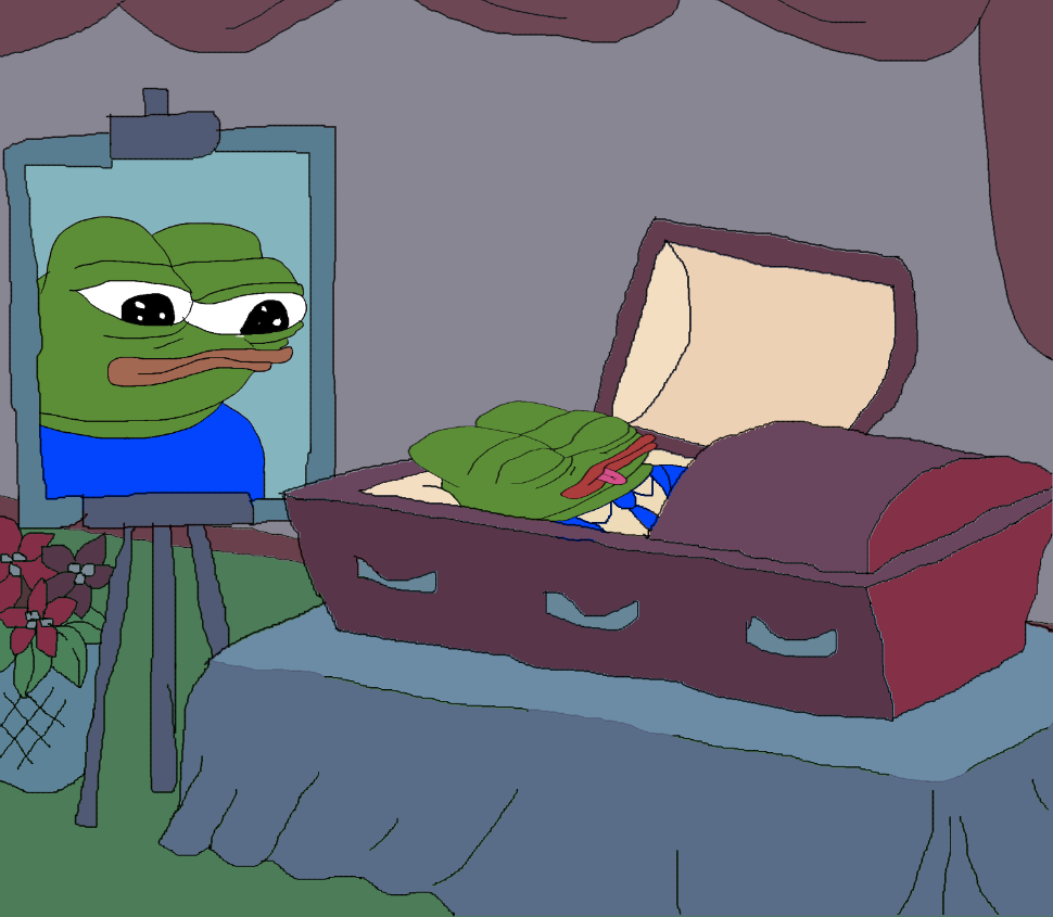 Pepe funeral — Pepe meme