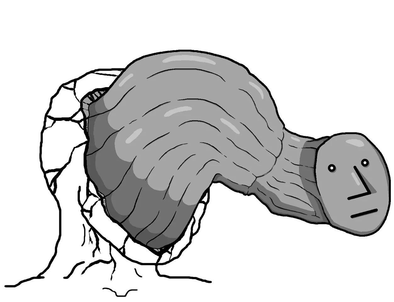 Wojak npc creature — Wojak meme