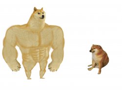 Big dog small dog meme template — Templates meme