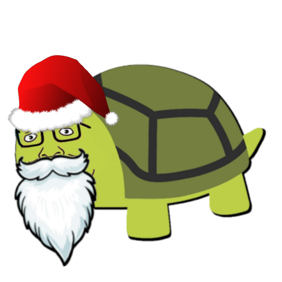 Cartoon santa turtle — Reaction meme