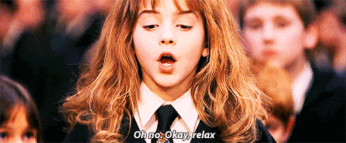 Hermione Granger Nervous — Reaction meme