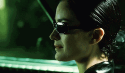 Trinity’s Slick Car Smirk — Reaction meme