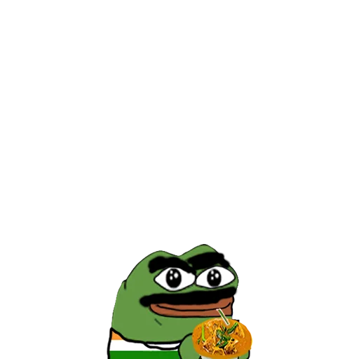 Tiny pumpkin Jeet Degen sticker — Sticker Packs meme