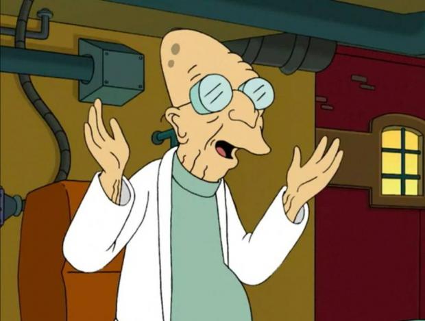 Professor Farnsworth Good News Everyone meme template — Templates meme