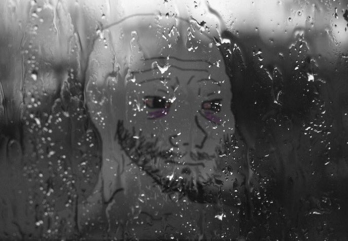 Wojak stage 3 doomer looking out window — Wojak meme