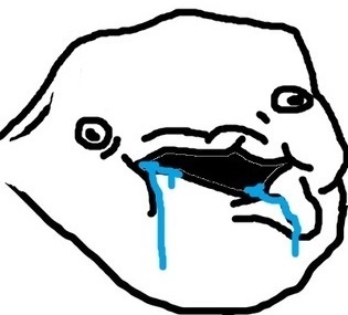 Brainlet wide face drooling — Brainlet meme