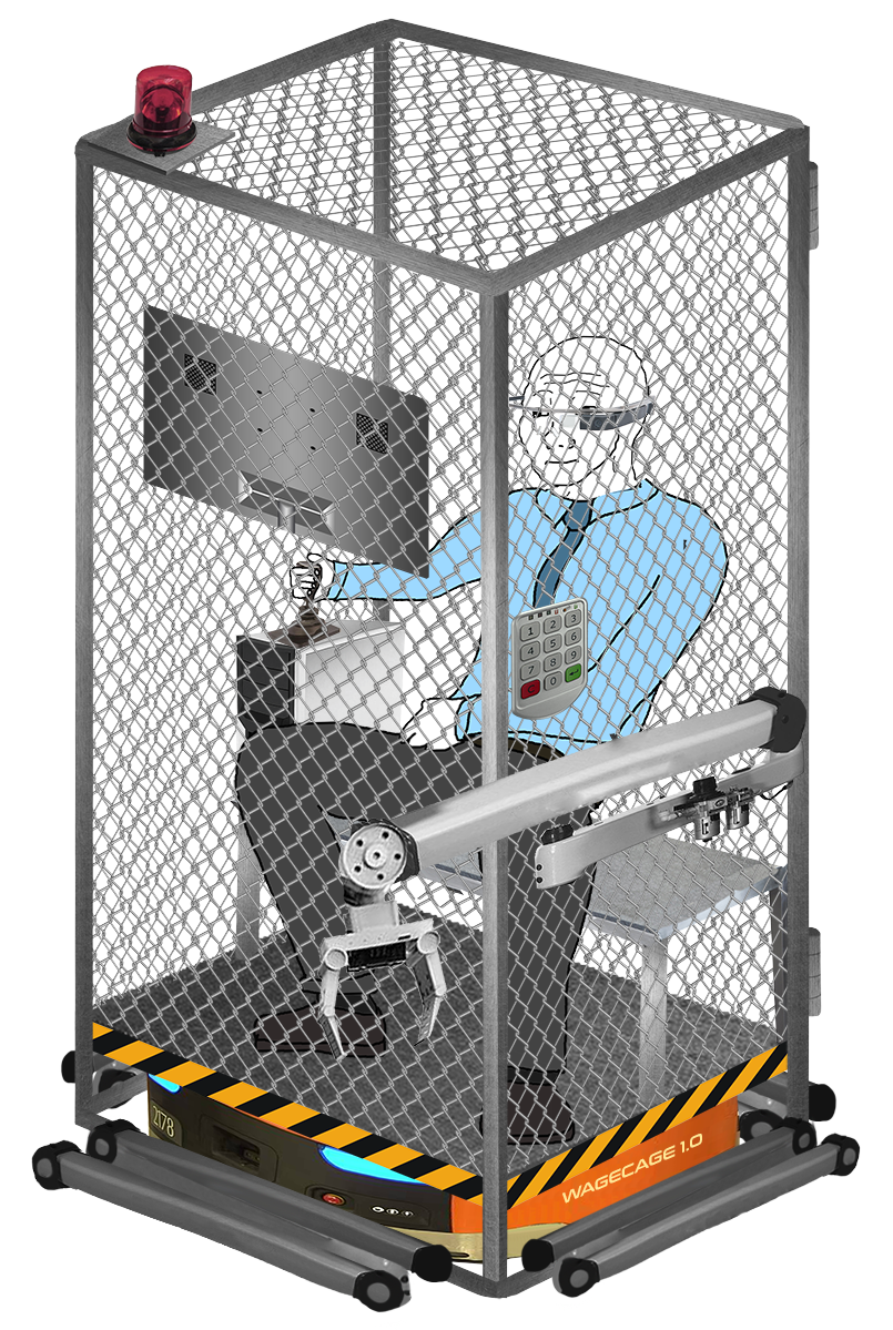 Wojak wage cage google glass — Wojak meme