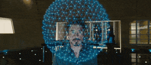 Robert Downey Jr Hologram Expansion — Reaction meme