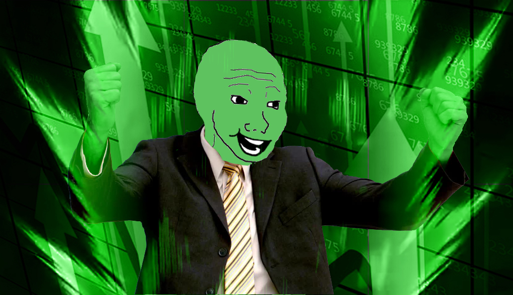 Green wojak excited kid — Wojak meme