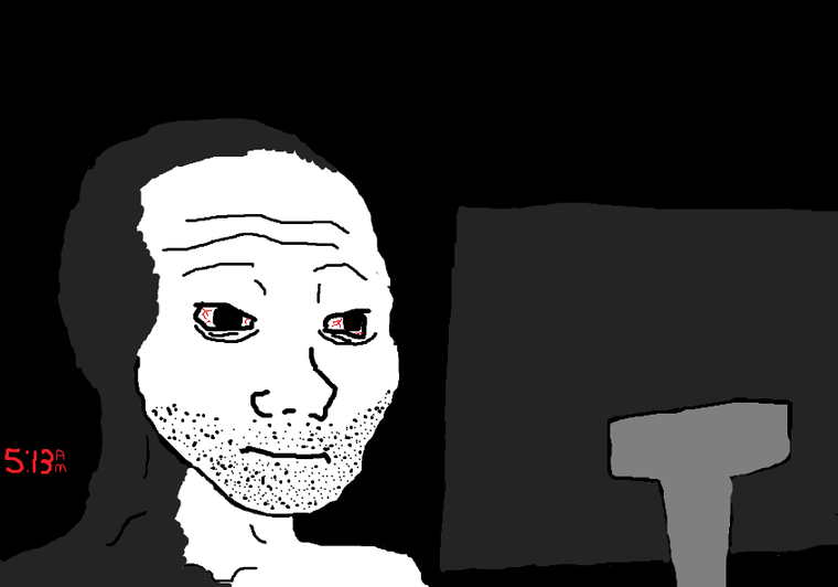 Wojak predoomer computer — Wojak meme
